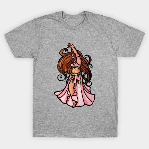 Belly Dancer T-Shirt by bubbsnugg